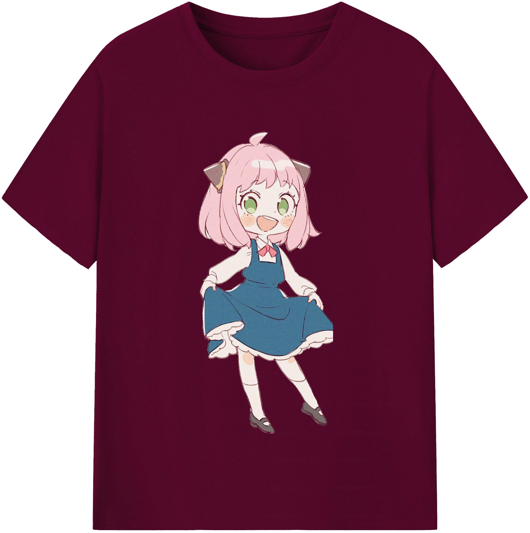 （画像用） SPY×FAMILY间谍家家酒 レディースカジュアルプリントTシャツ（綿100％）